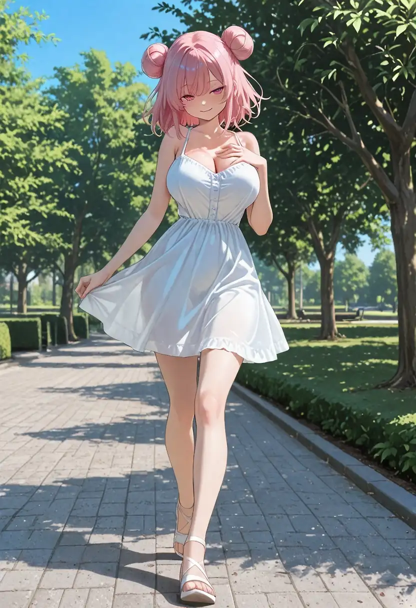 AI art "A nice walk in the park"