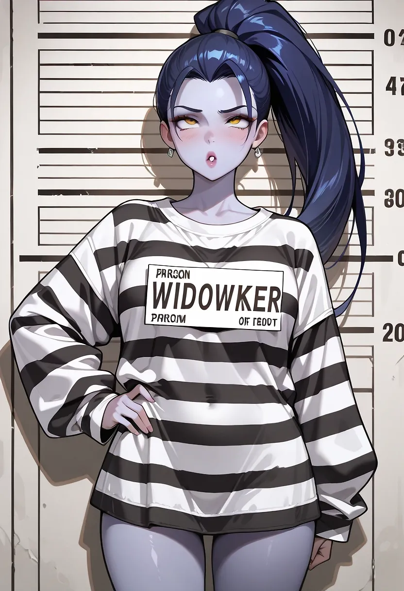 AI art "Bad Girl Rehab" with user description "Stop.  Go to Horny Jail.  Go directly to Horny Jail.  Do not pass GO.  Do not collect $200."