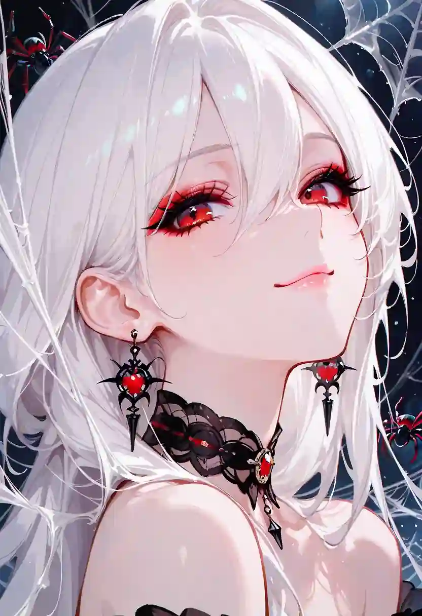 AI art "Gibriela : Will you fall in her web ?"