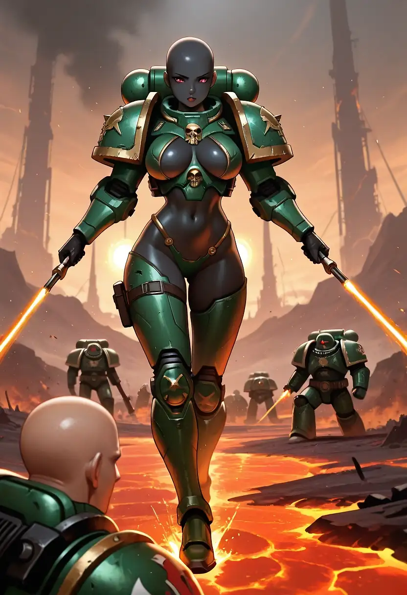 AI art "By the Promethean Creed. By Vulcans command."