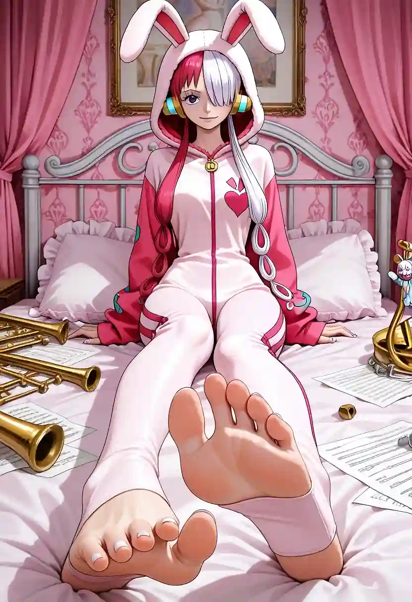 AI art 'Uta Feet <3' with user description 'various models, similar prompts'