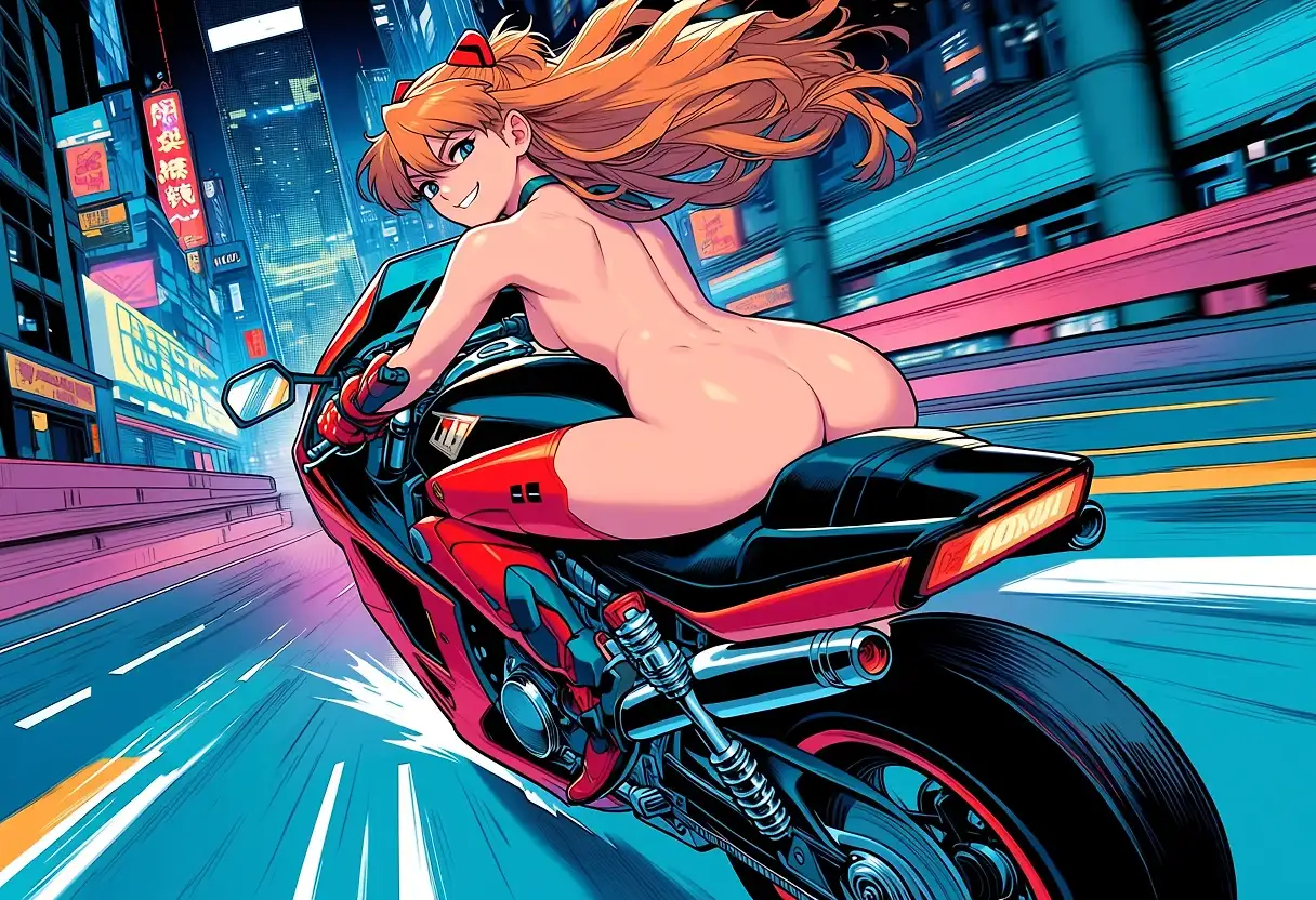 AI art "Eat My Ass, BAKA!"