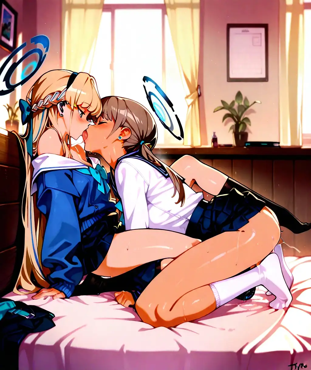 AI art "lesbian fun"