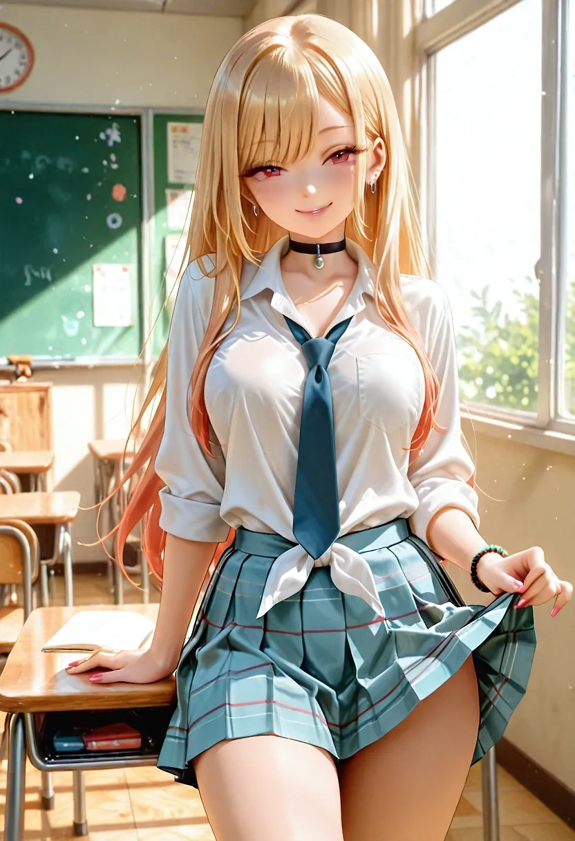 Marin is the school slut