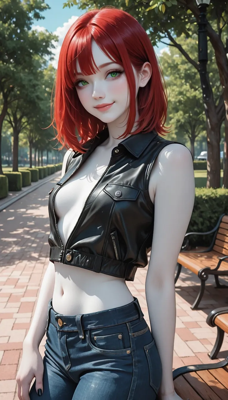 AI art "redhead"