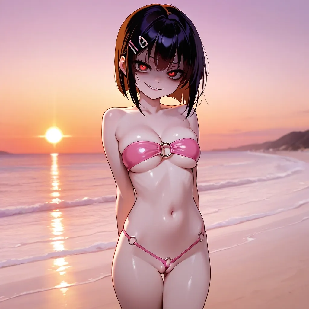 I noticed you staring...... do you think this bikini is too small?