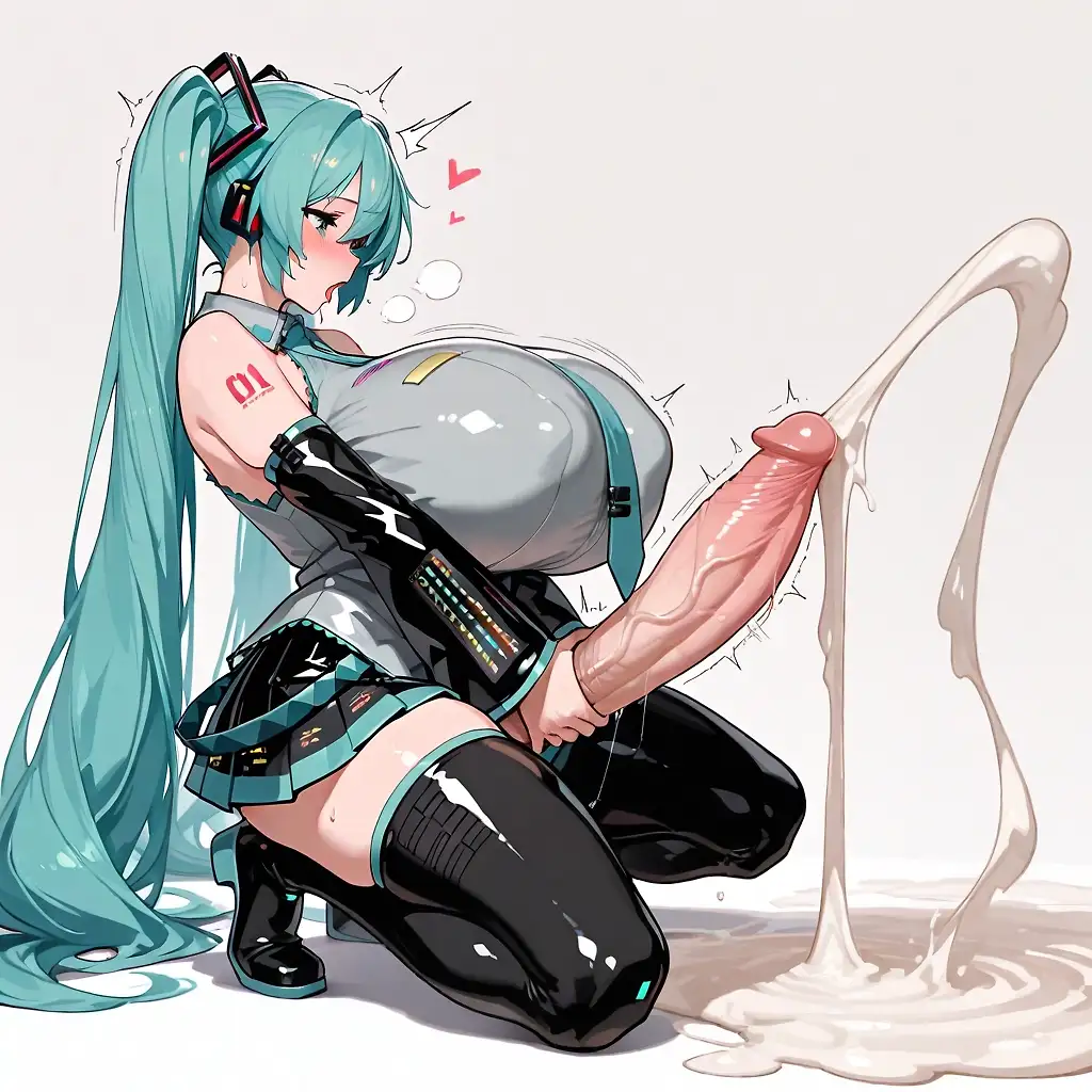 AI art "Futa Hatsune Miku"