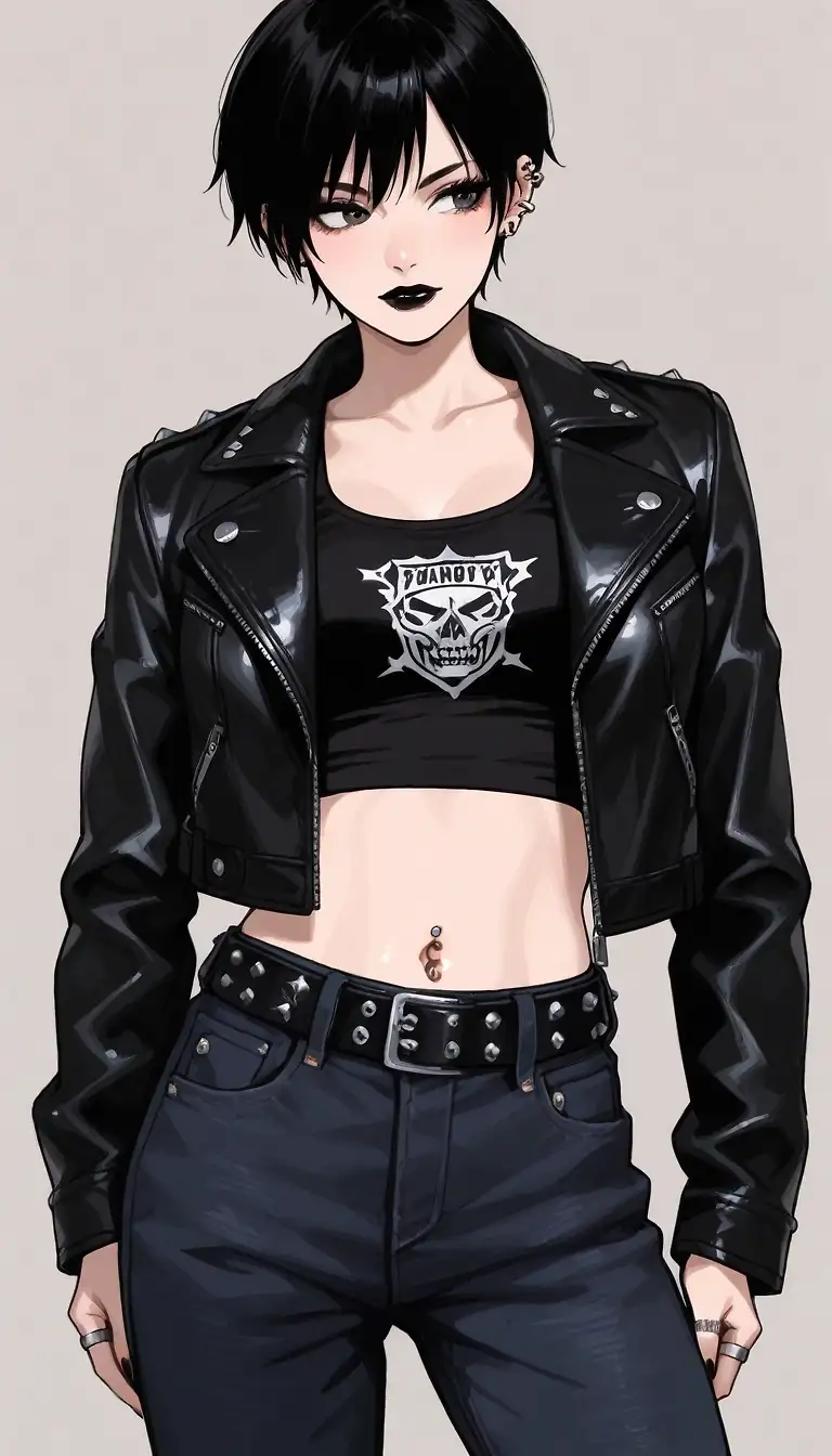 AI art "Goth Girl Juile"
