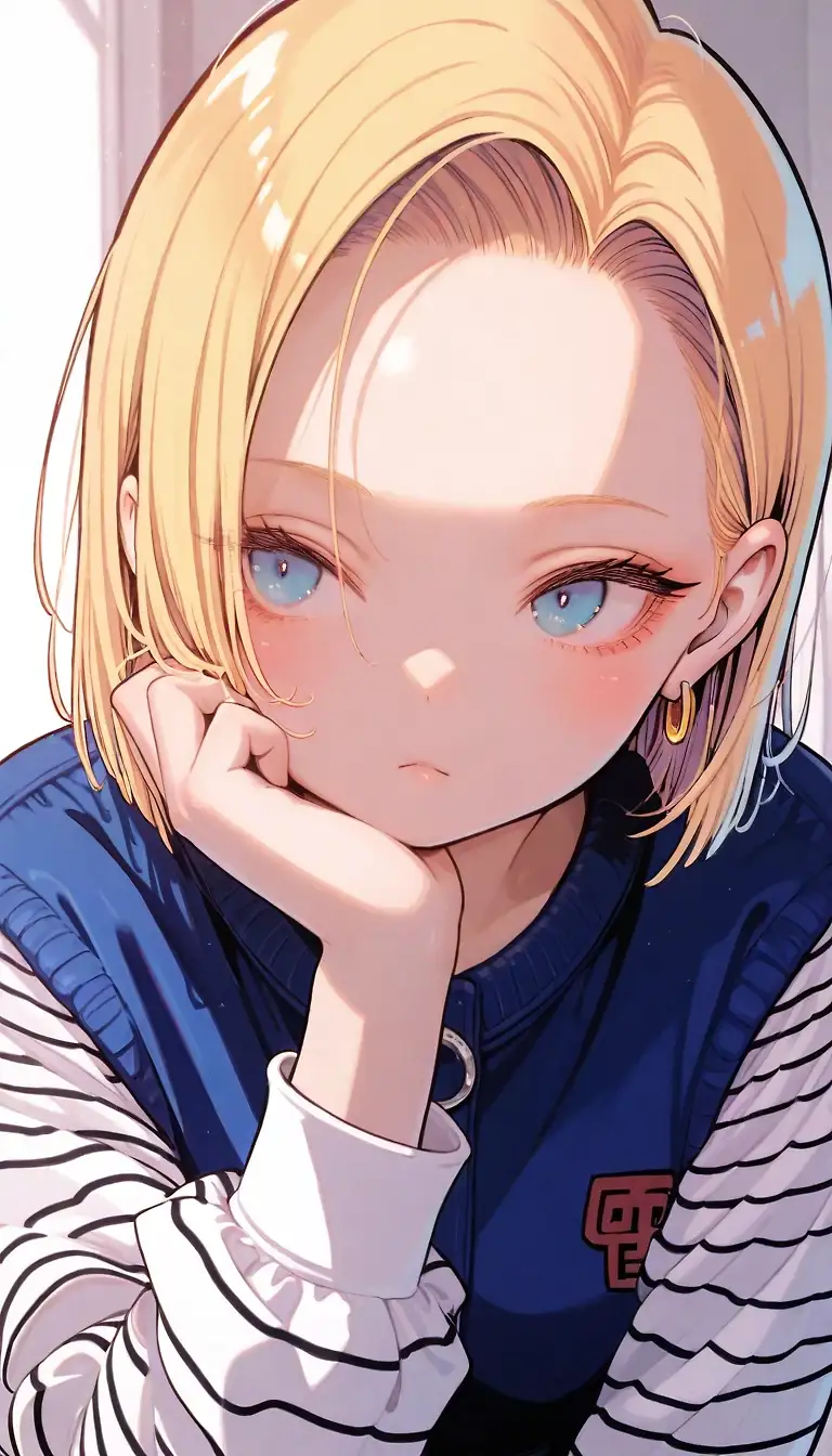 AI art 'Android 18'