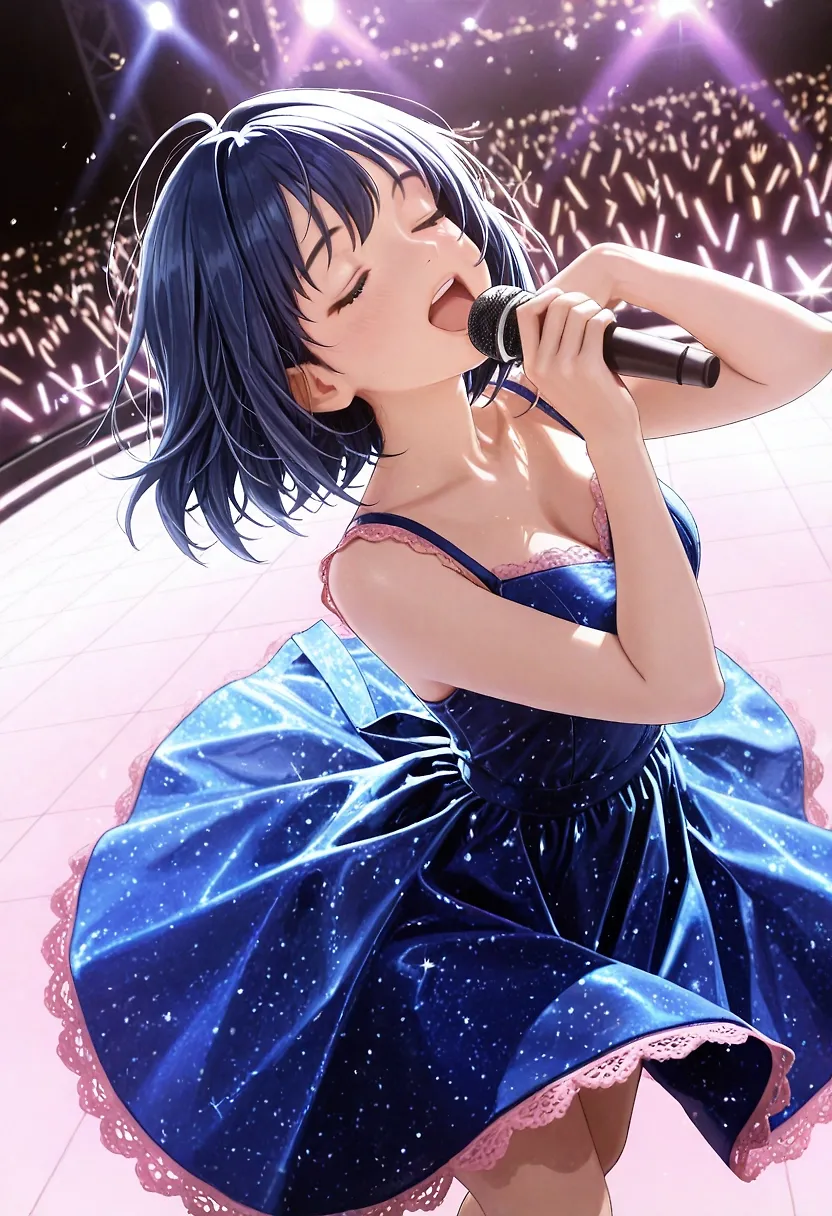 Meiko is making the show