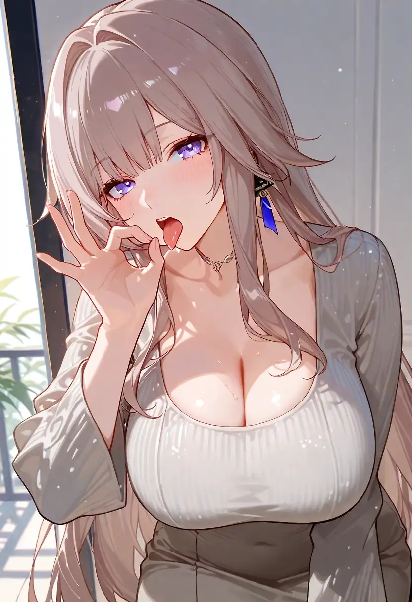 AI art "What does Herta want to eat?"