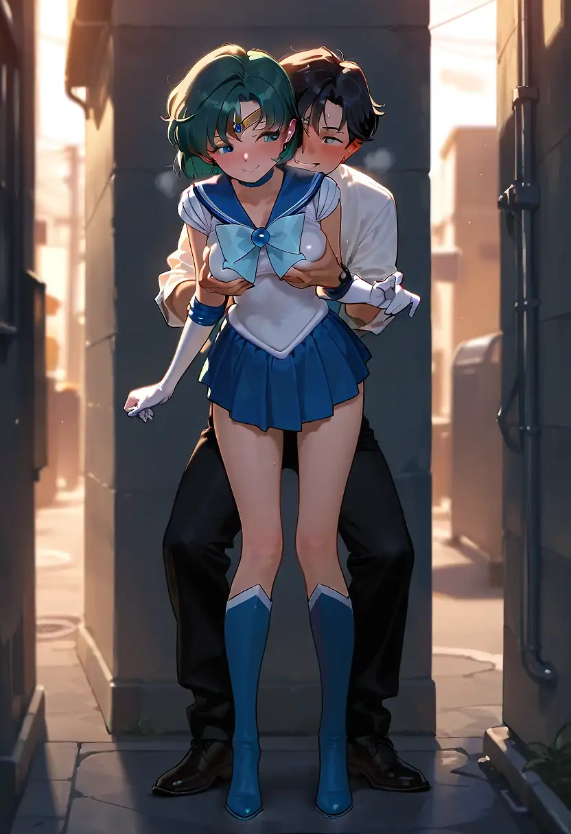 AI art "Sailor Mercury"