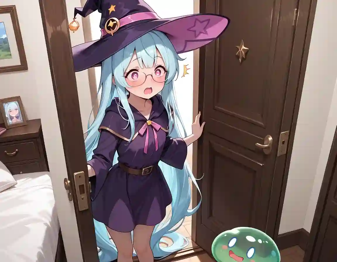 AI art 'Gooey found the Love Potion' with user description 'But look at that face, you cant stay mad at such a little guy.'