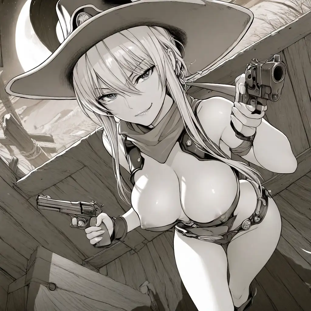 AI art "Some Outlaws... Jessie June."