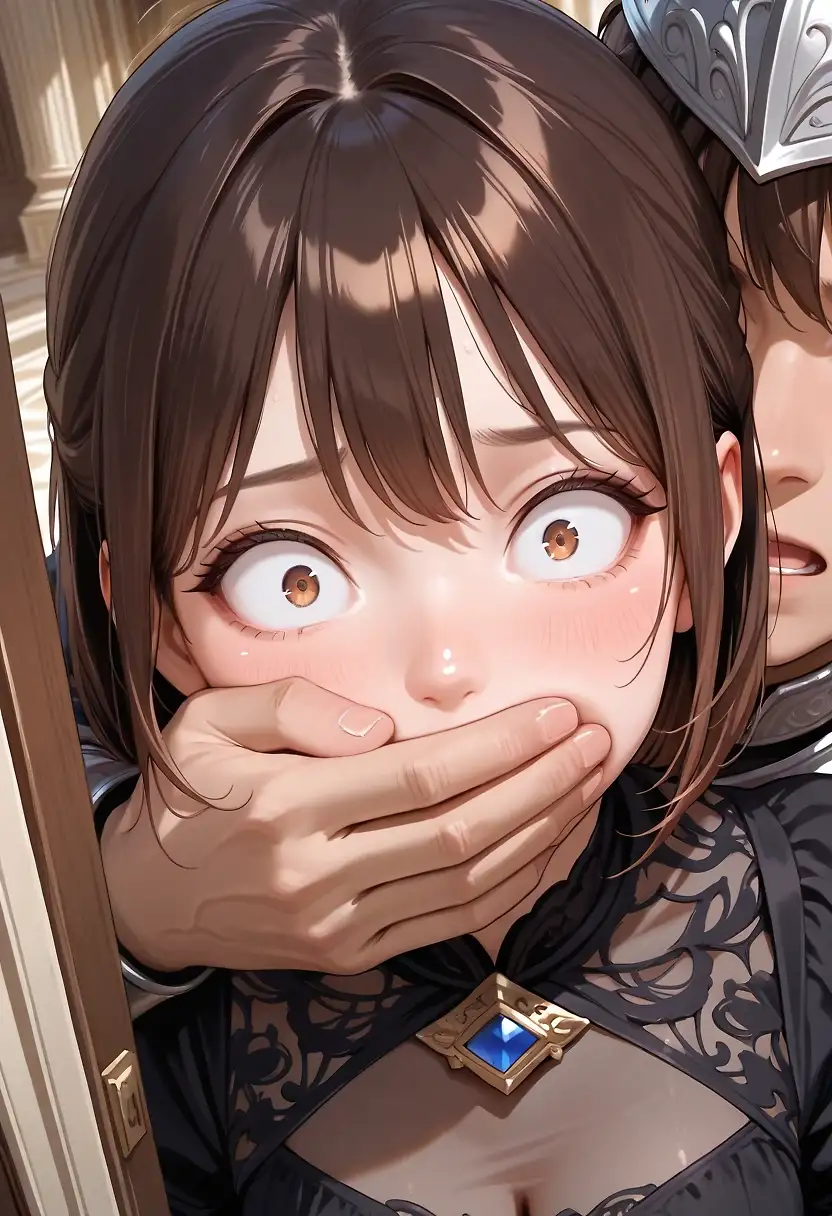 AI art 'The Price of Lies: Legend of Dalia' with user description 'It's been one week since Princess Dalia was blessed with the power of the Vicar. As the Pleasure Vicar, any sexual act she performed amplified the sensations a dozen fold. She was a near holy figure in court, much to the dismay of the other court ladies who saw thier influence wane with her arrival.

Once such woman was Lady Heather, lady-in-waiting to Queen Consort Margaret. Heather met Dalia and thought she could spread rumors about her. She dismissed her gift as simple parlor magic - a low born woman from the Casi tribe could never be a Vicar. But Heather made the mistake of telling the wrong maiden and word got to the High Chancellor Sarah who sent the guards after her.

She was collected by the Royal Guards who disguised thier punishment under the ruse of a simple gathering of high ladies. Then, without warning, the strongest snatched Heather by the face.

"Lies in the court, Lady Heather? You know what happens to liars." He growled.
Before she could respond, she was dragged to the dungeon. There was no bindings - none were needed. In this kingdom, the rules were understood and the were absolute. 

Heather paid the price as fifteen knights took turns on her. Over the next four hours, she was a plaything, holes filled as knights pumped cum into her over and over. After they were done, the knight captain simply stood over her.

"Go clean yourself up. The Queen Consort needs attention." He said and departed with his knights.

************************

While Heather was being punished below, Princess Dalia was paying her tribute to the King in the throne room.

King Korliss wanted to know first hand the full power of the Pleasure Vicar. Dalia rode his lordy shaft on the throne. He was massive, much bigger than the small dicks she was used to at the tavern. Her powers activated, sending the king into orgasm after orgasm - his mighty cock went flaccid, a feat no one had seen before.

"By the Goddess, you are amazing, Dalia," Korliss said, spent. "The prophecy is true. The Vicars do have the power to fix this kingdom."
"Prophecy?" Dalia asked.
"Yes. Seek out High Priestess Lily. She can explain more." The King ordered.

Dalia left the throne room, dripping and satisfied. Her quest had begun.'