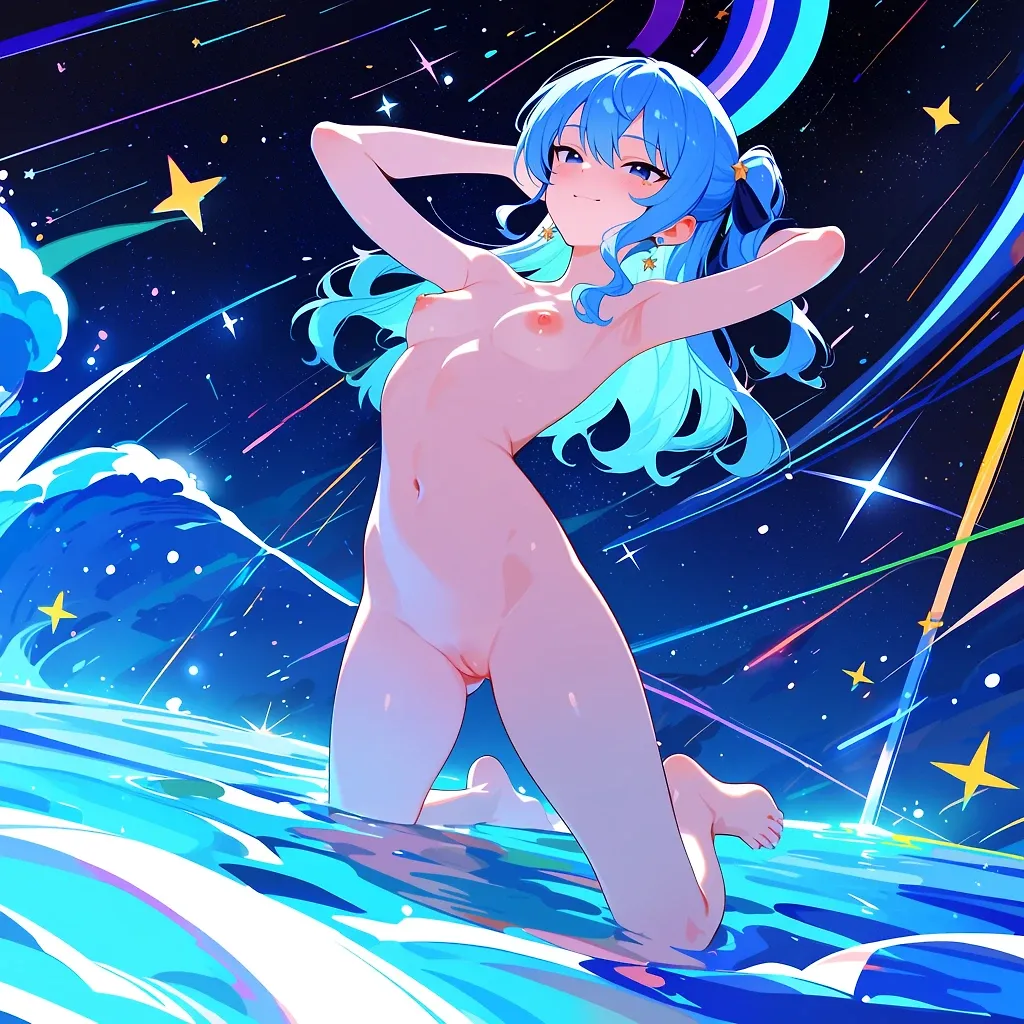 The comet encounters some life