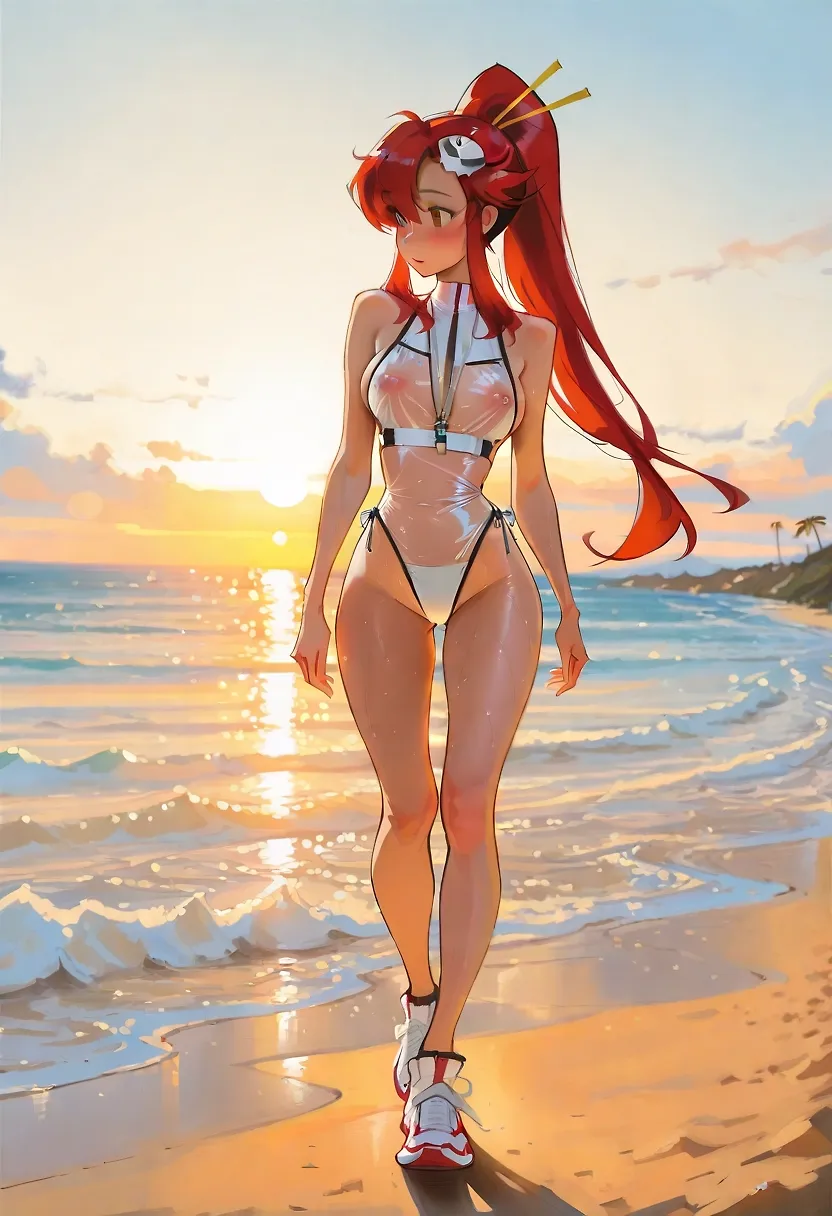 A Day at the Beach. Yoko Littner, Part 1.