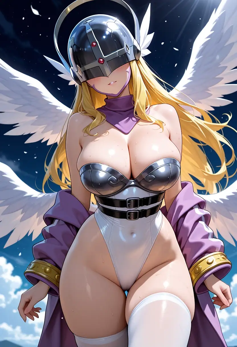 AI art "Angelwomon"