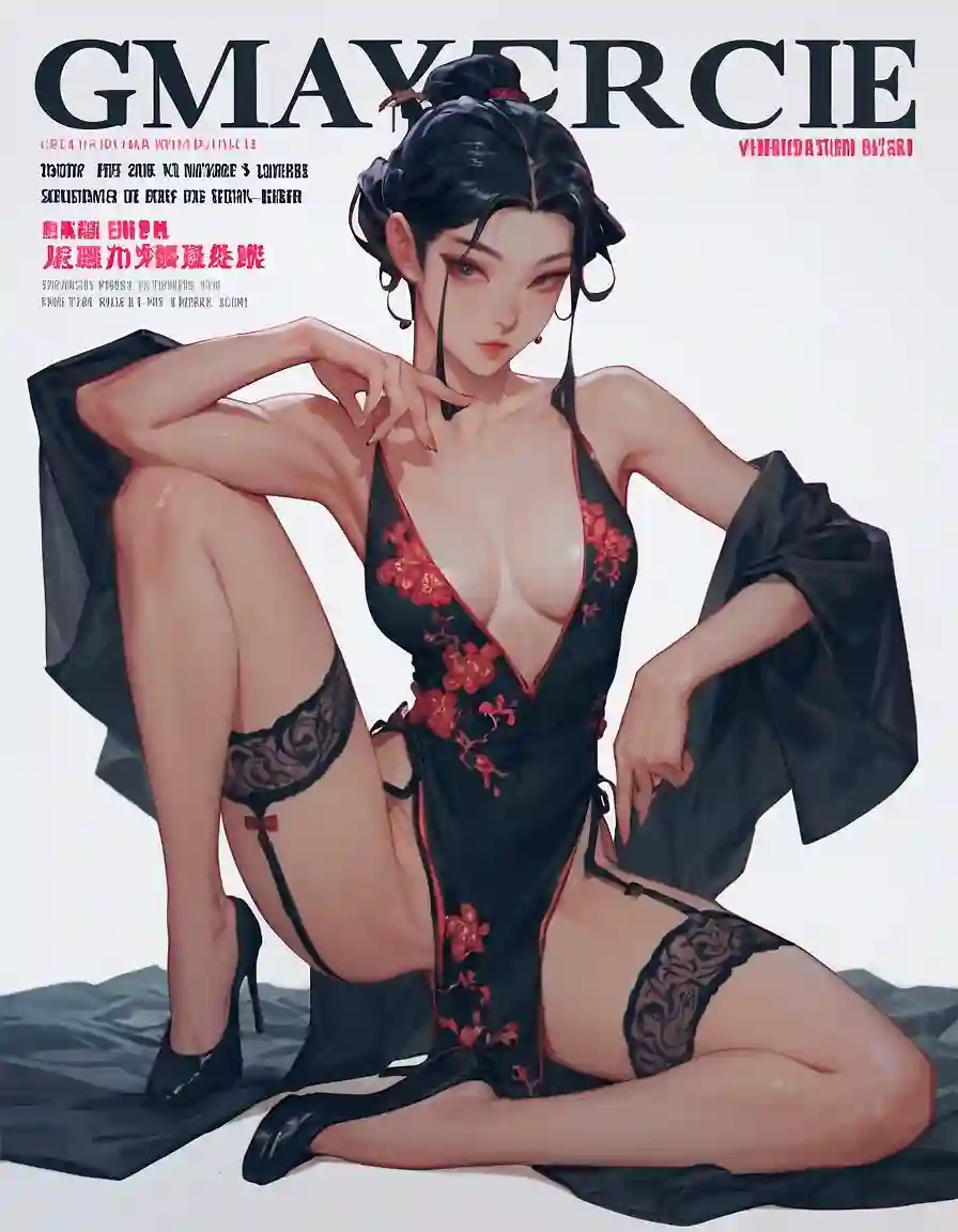 AI art 'Magazine Cover: Ling-Xiu' with user description 'Now Ling-Xiu but not in an anime style.
Which one do you like the most?
Will you buy this magazine?'