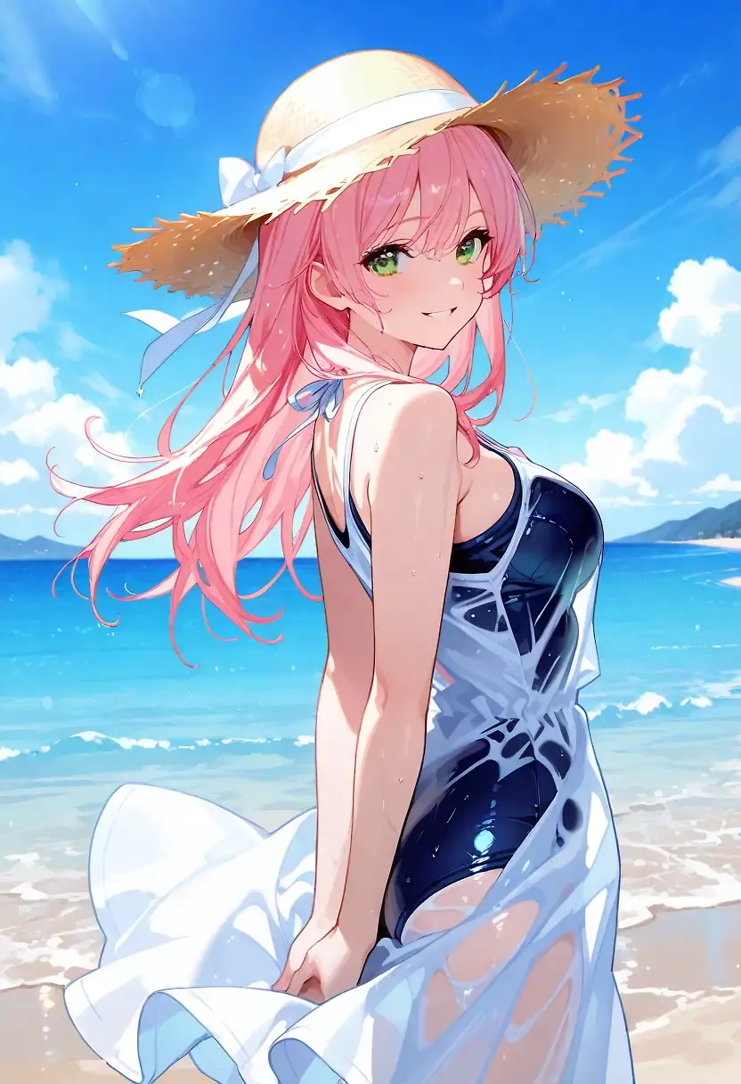 AI art "Summer Beach Time"
