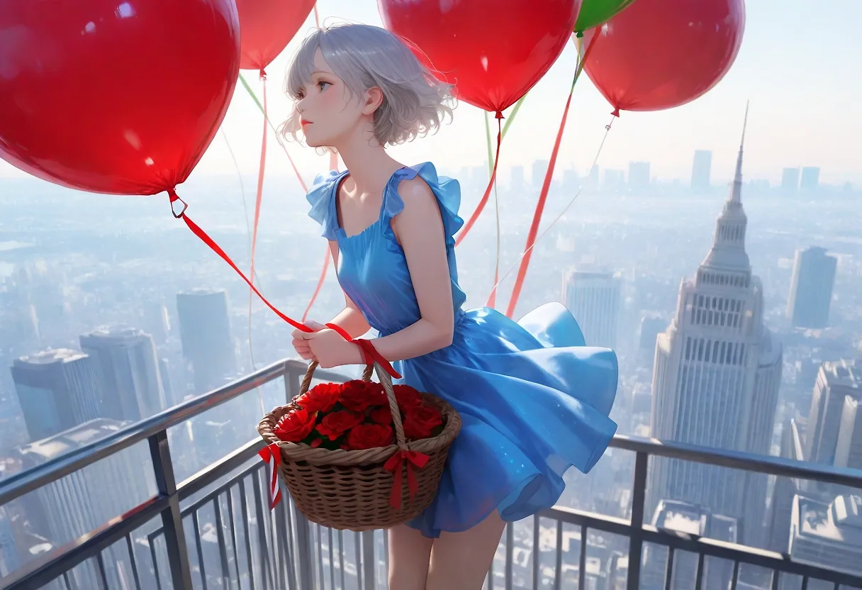 Floating in the sky