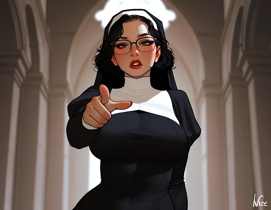 AI art "Did you pray today?"