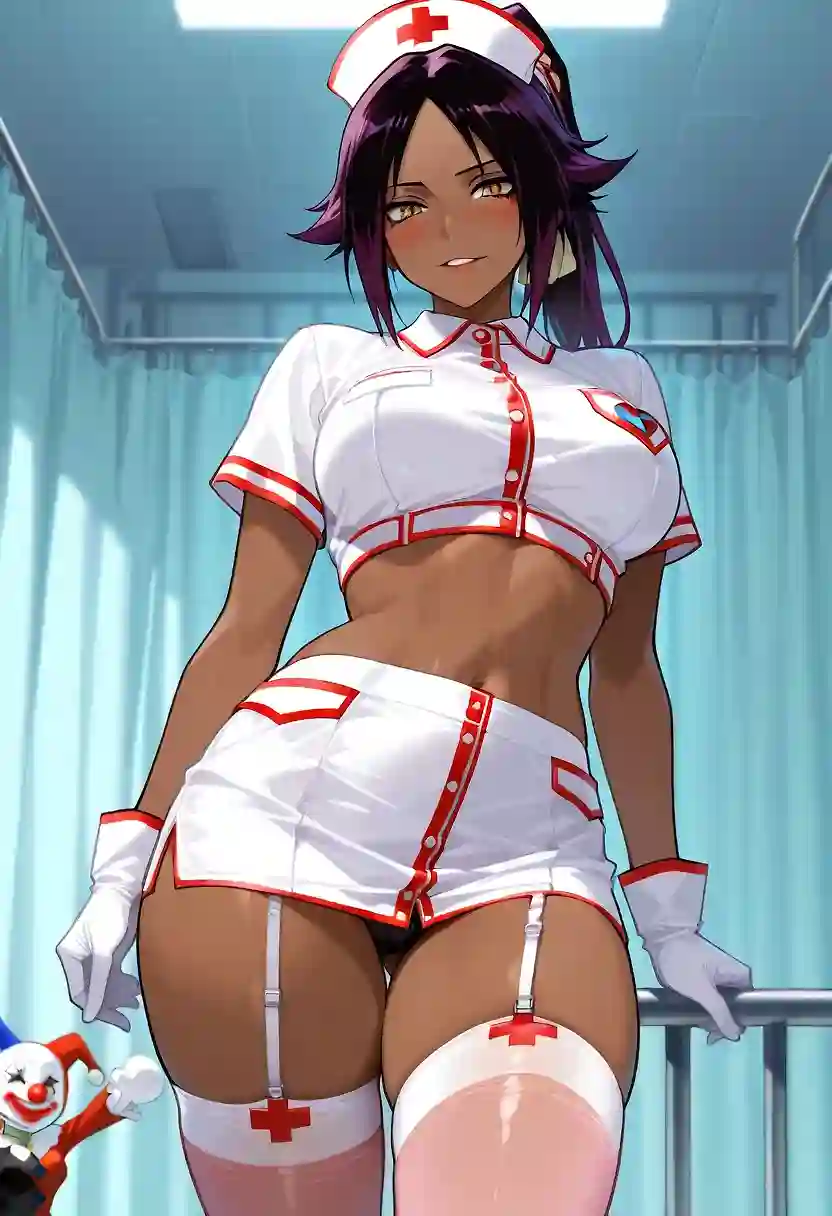 AI art "yoruichi nurse"