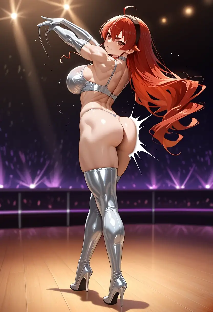 AI art 'Eris Mad Dog dancing sword style'