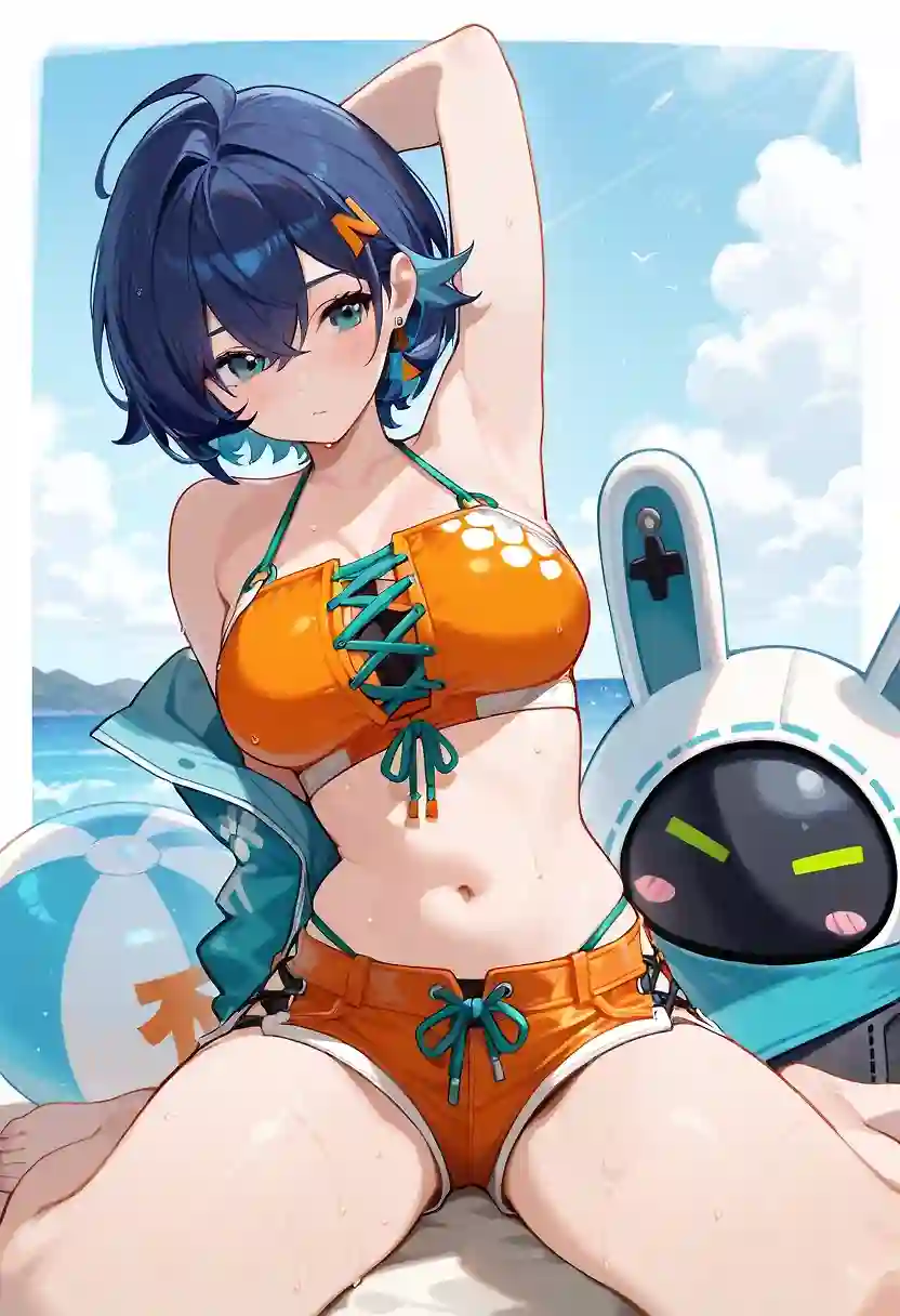 AI art "Belle summer"