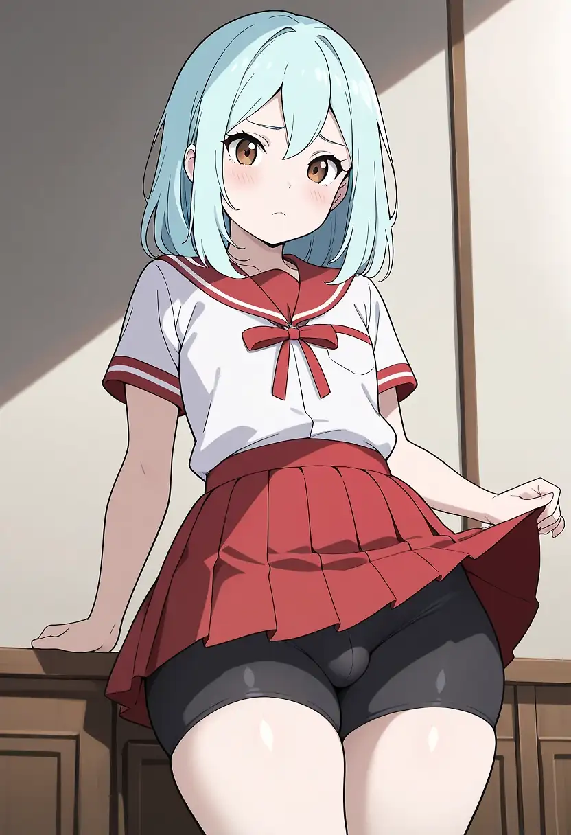 AI art 'Koga's First Time' with user description 'Back in senior year of high school, some dude confessed to Koga.
"I've... always thought you were cute. Can we have sex?"
"I'm a guy."
"I know!"
"... Fine. You're cute enough. My cock is rather big..."
Koga is picky. If you'd ask him about his first time:
"Dunno. Not manly enough, not hairy enough. But in terms of anal, he was... passable. "'