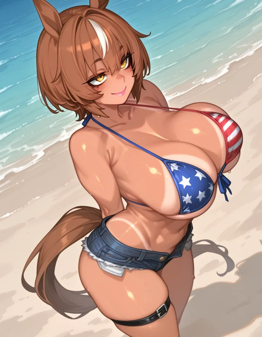 American Summer Horse Girl