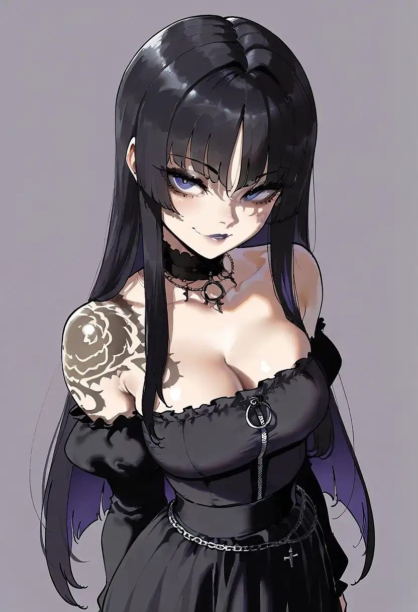 AI art "goth baddies incoming wave 4"