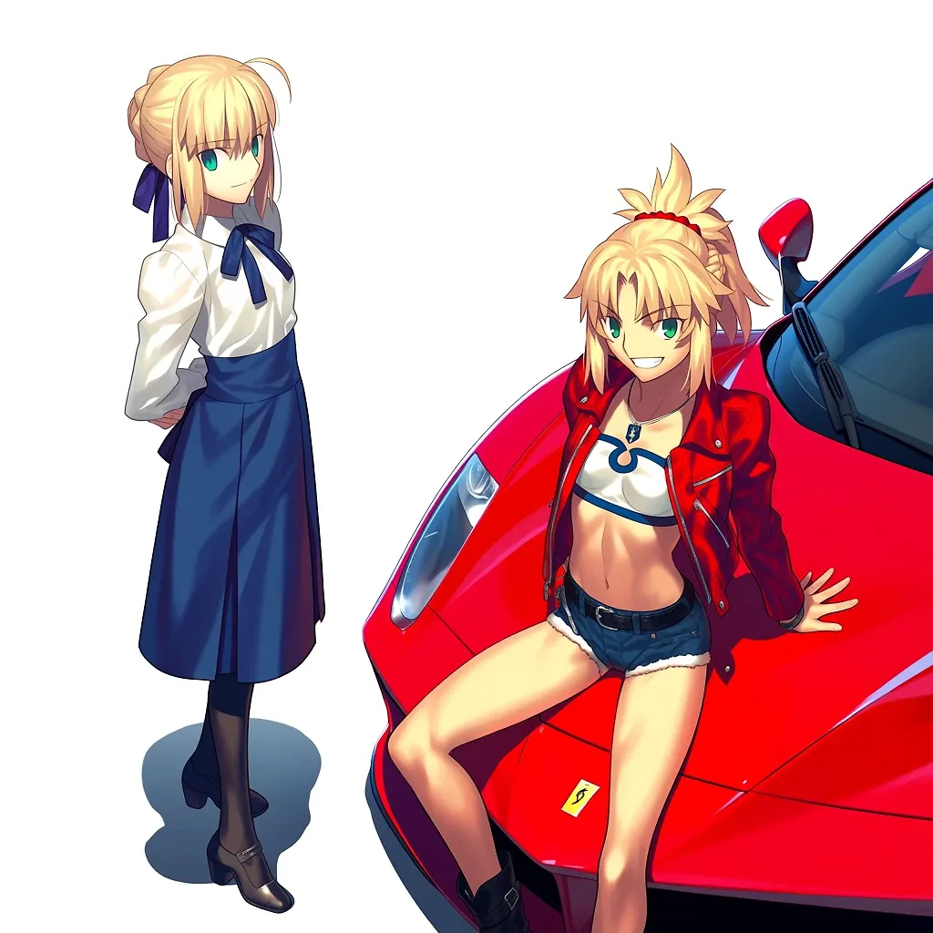 Mordred x Saber