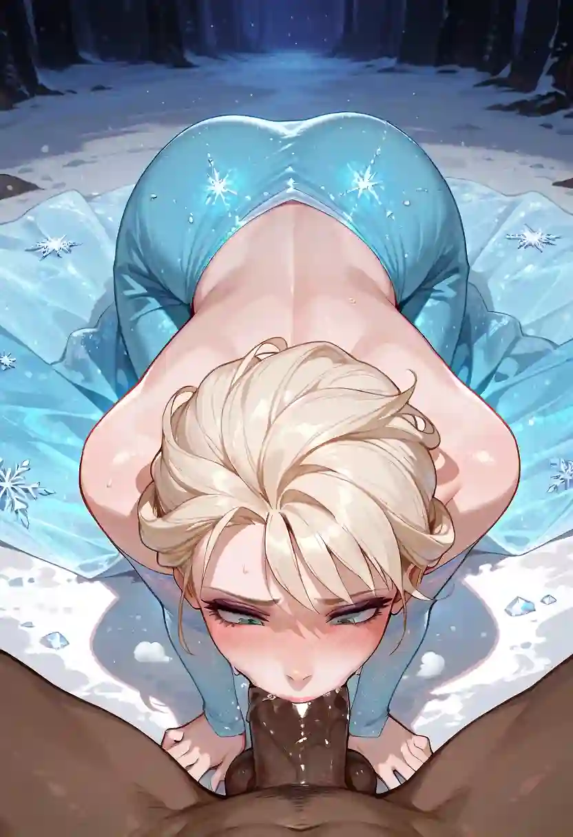 AI art 'Elsa DeepThroat'