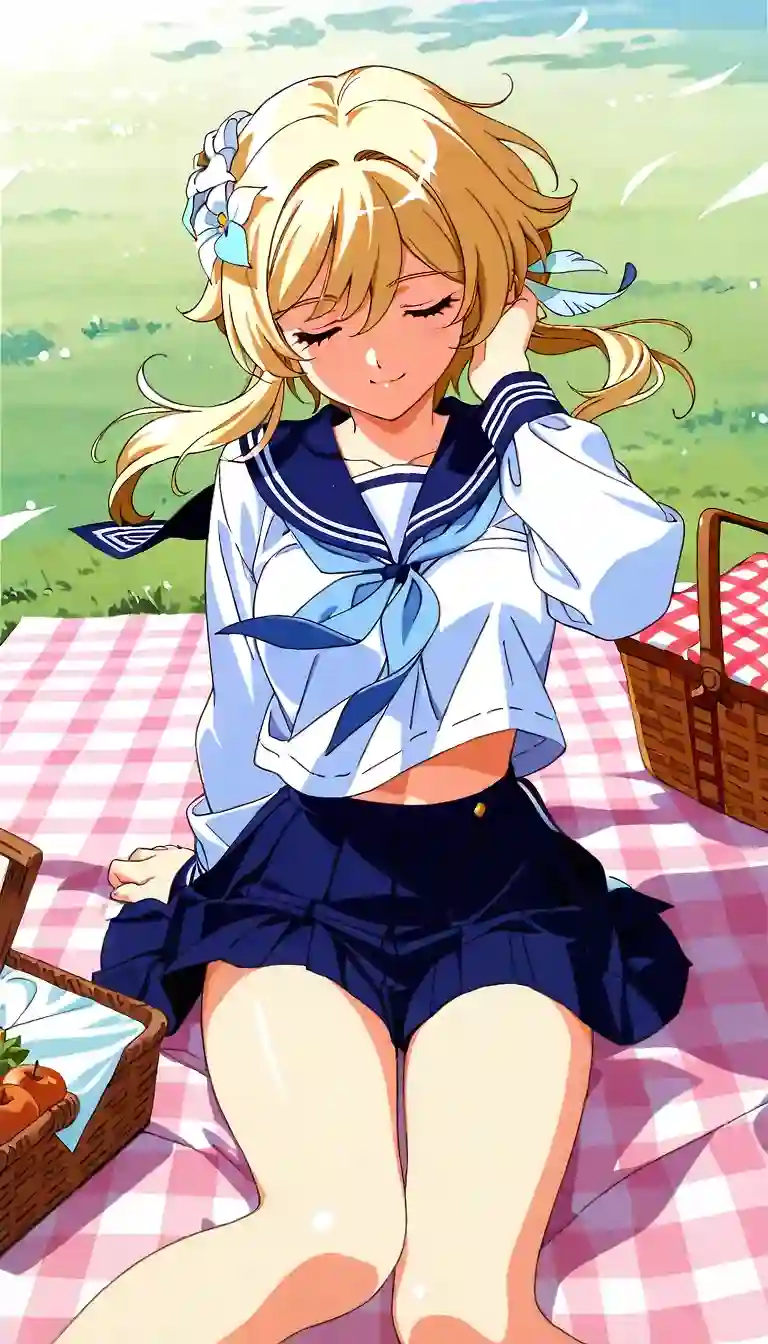 AI art "Lumine picnic"