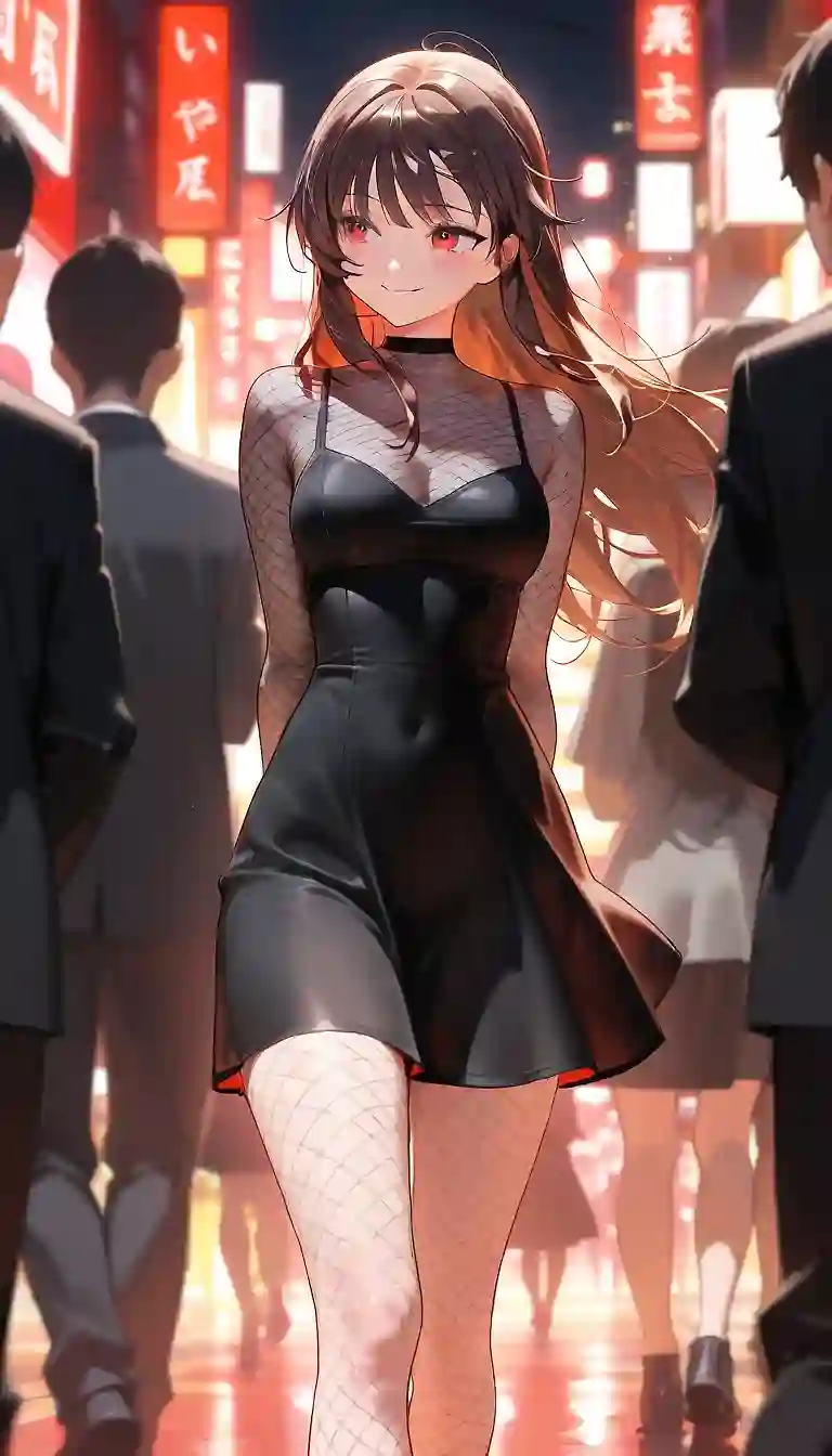 AI art 'Girlfriend's Long Overtime'