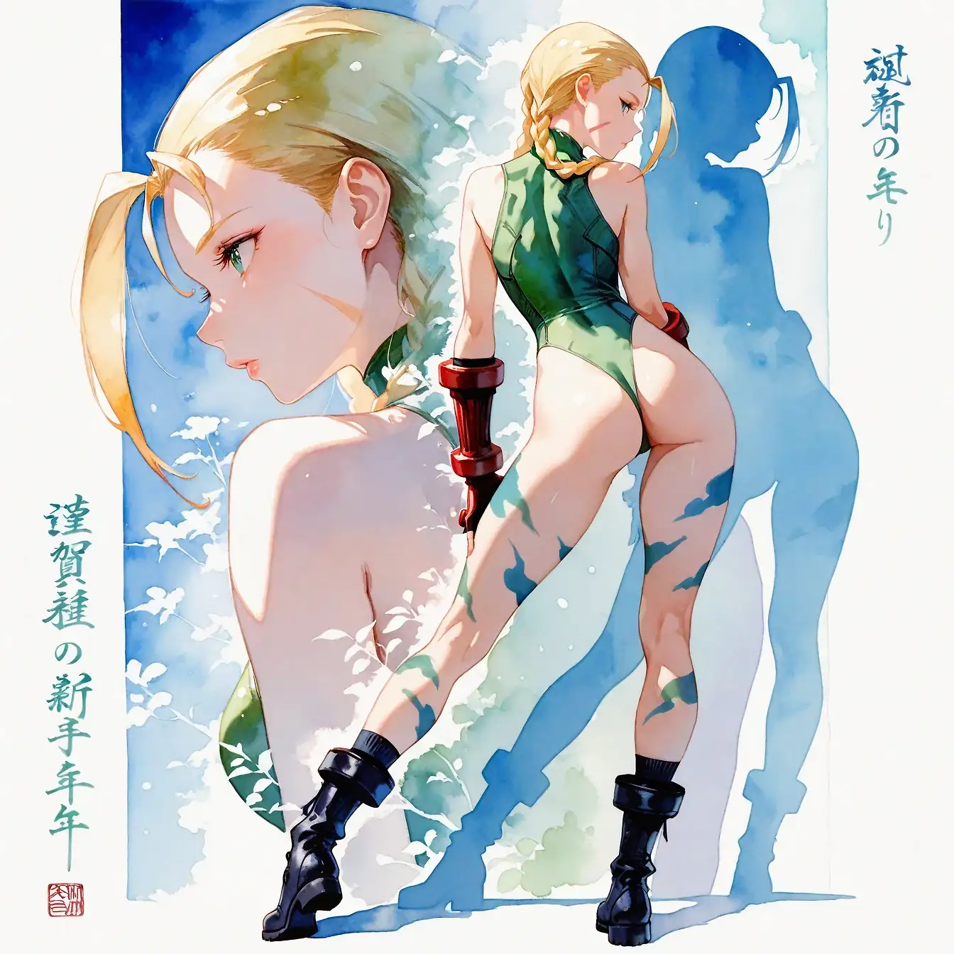 AI art 'Cammy White, Street Fighter'