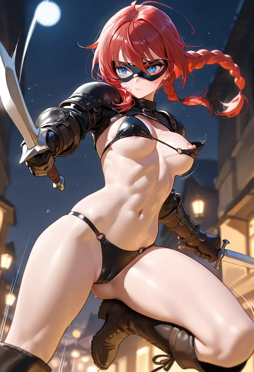 AI art 'Red M action'