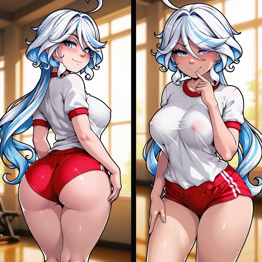 AI art 'Furina gym'