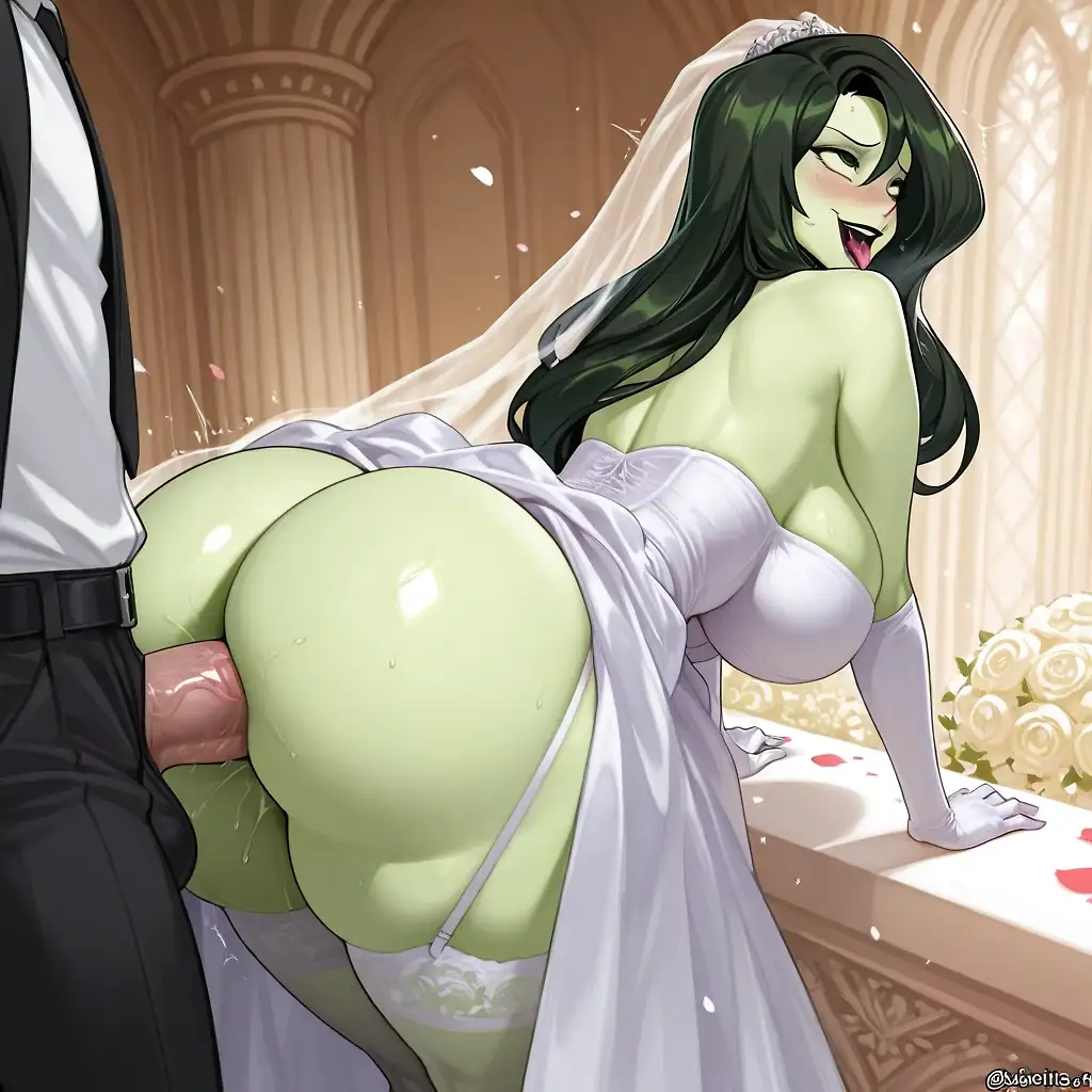 AI art "Wet Wedding"