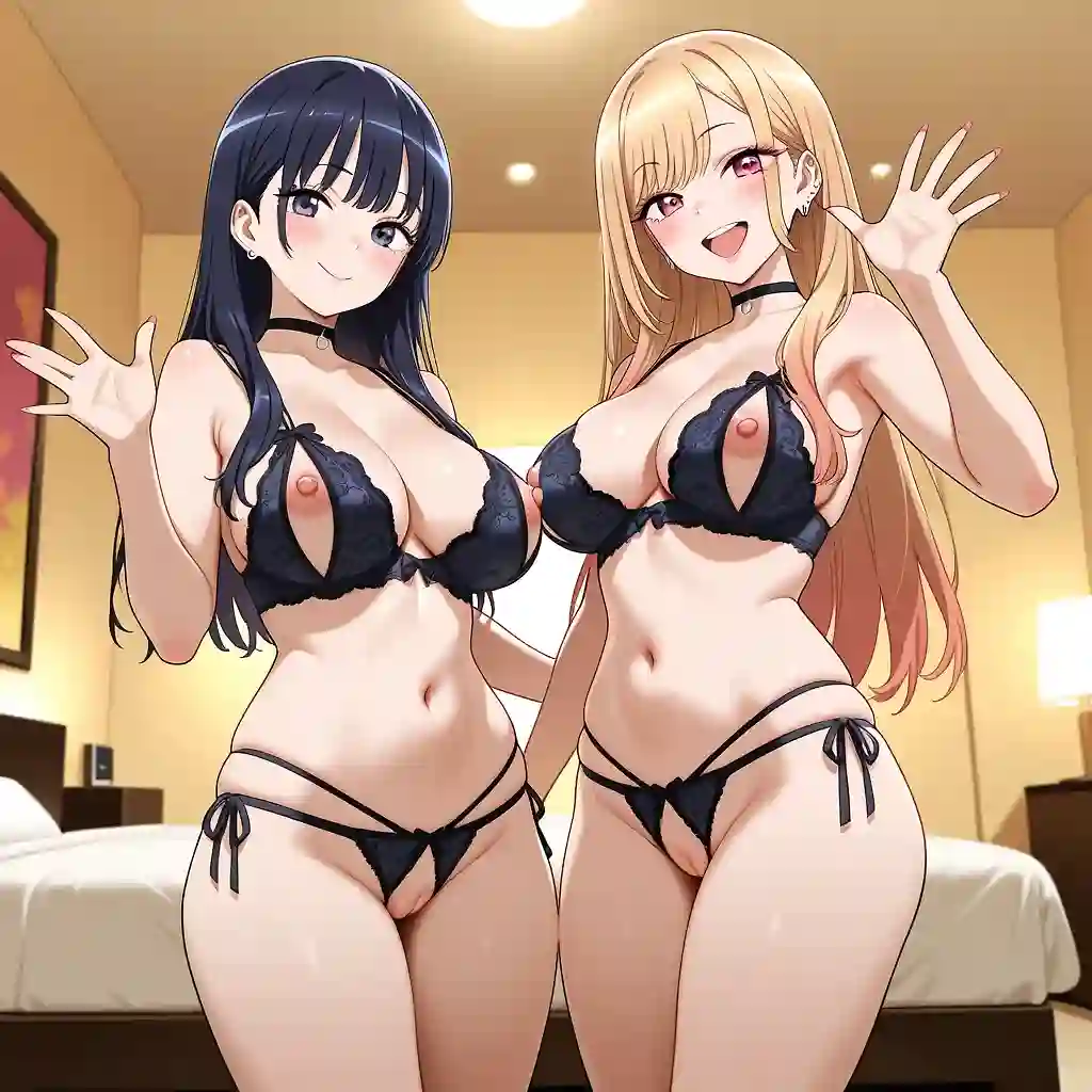 AI art 'Before And After (Anna & Marin)'