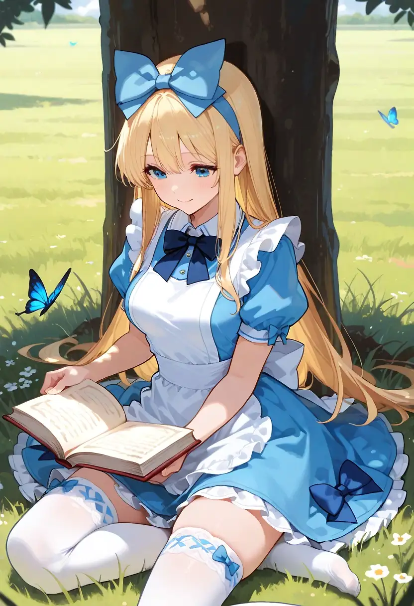 AI art "Alice's Wonderlust"