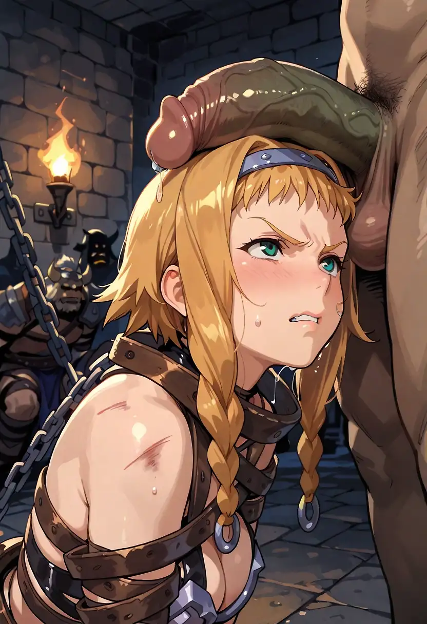 AI art 'Reina and the orcs'