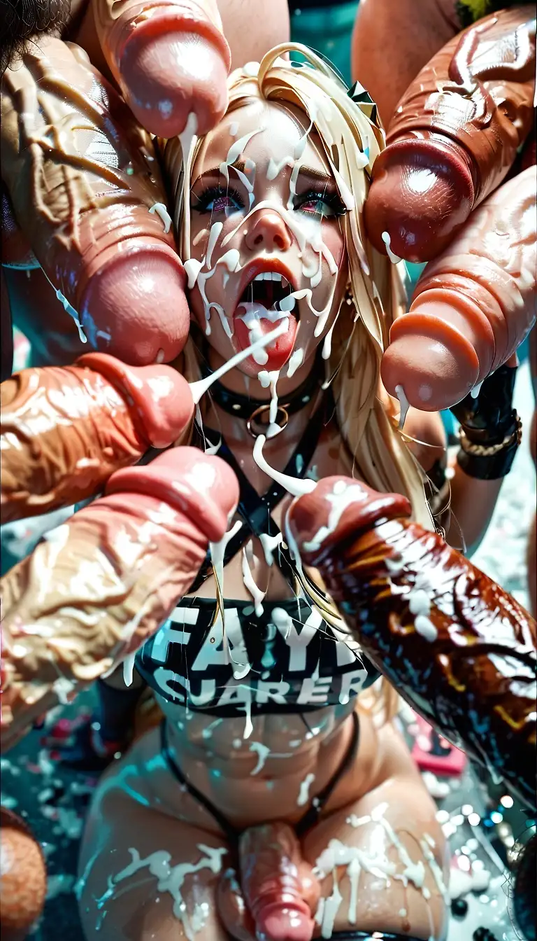 AI art "Femboy bukkake"