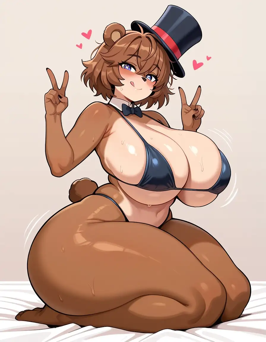AI art 'Fredina Fazbear'
