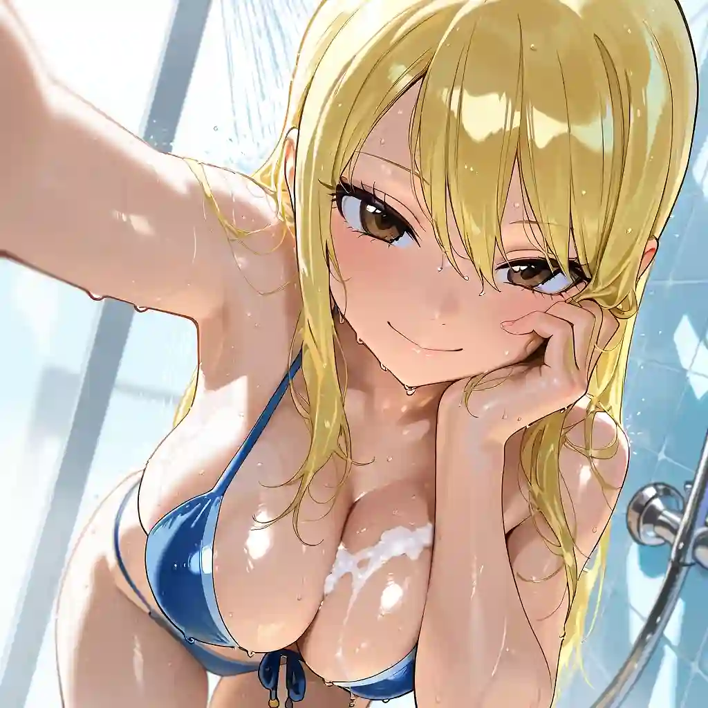 AI art 'Lucy shower mix'