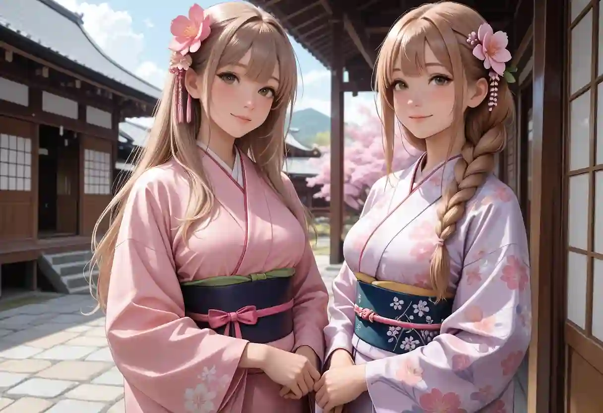 AI art "Old Japanese houses"