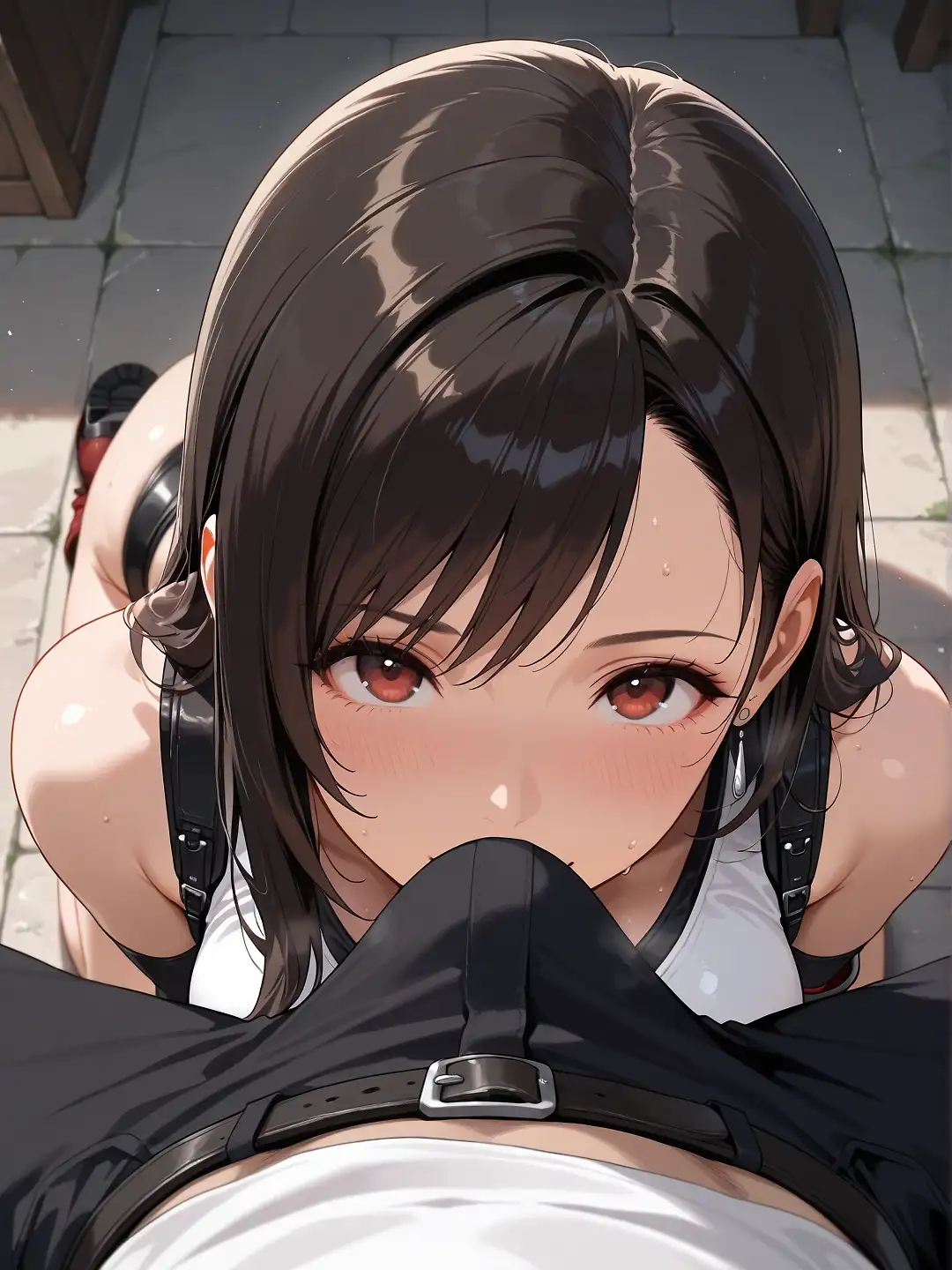 AI art "Tifa Sucks for Materia"