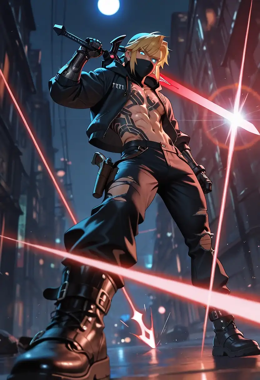 AI art 'Cyberpunk Link'