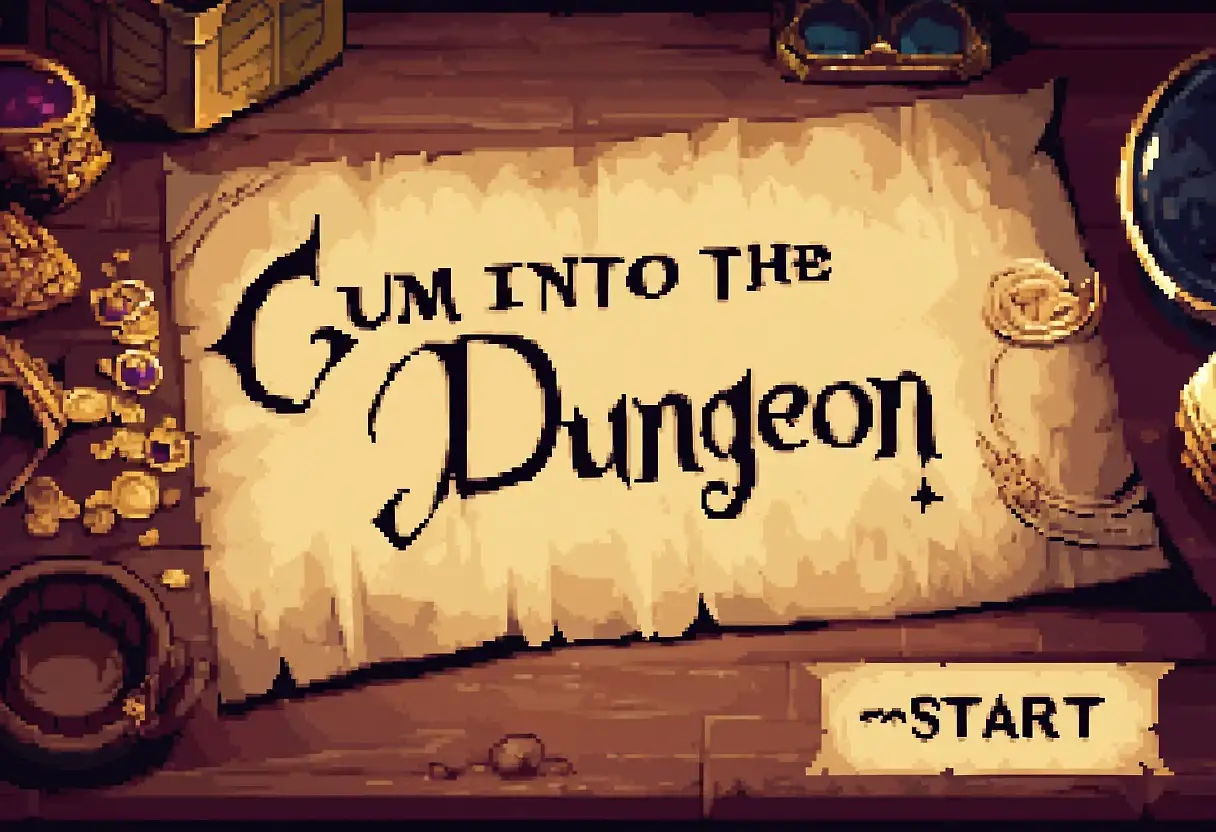 AI art "Cum Into the Dungeon"